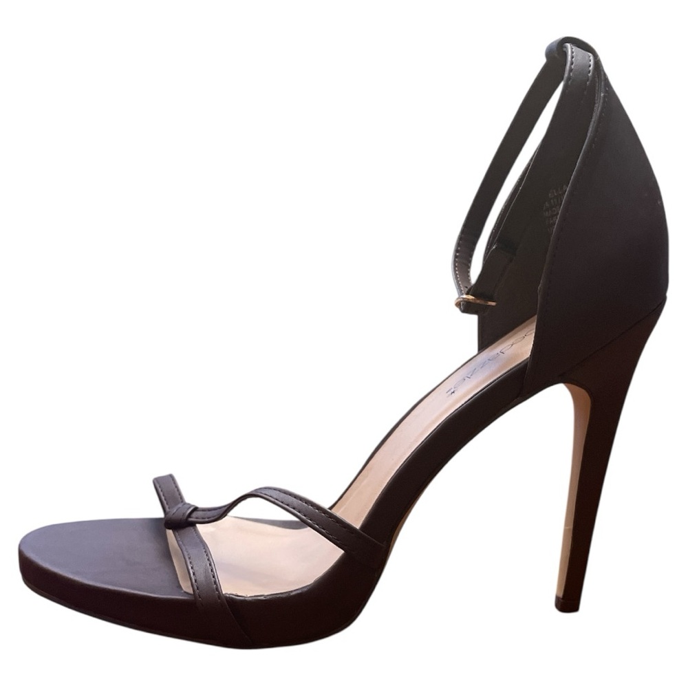 NEW SHOEDAZZLE STELLA DARK BROWN HEELS - Picture 3 of 6